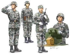 Trumpeter 1/35 scale model 00431 Chinese soldier