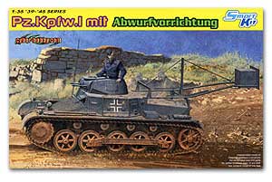 1/35 scale model Dragon 6480 No. 1 light combat vehicle type B and engineering damage device