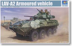 Trumpeter 1/35 scale model 01521 US Marine Corps LAV-A2 II 8X8 wheeled armored vehicles