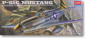 ACADEMY 12441/1616 North American P-51C Mustang "Chinese battlefield"
