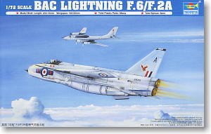 Trumpeter 1/72 scale model 01654 British Electric Lightning F.6 / F.2A fighter