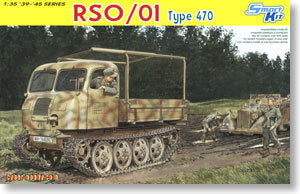 1/35 scale model Dragon 6691 Steyr RSO / 01 Eastern all-terrain tracked tractor type 470