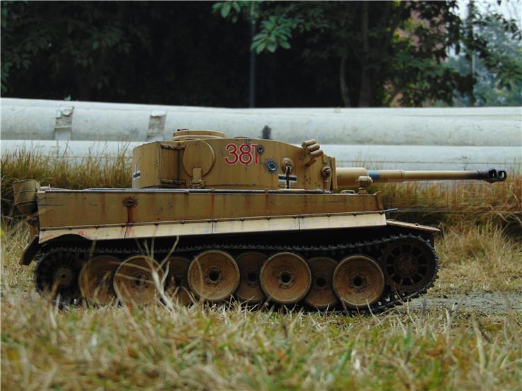 KNL HOBBY HengLong 1/16 Tiger RC tank model remote control OEM heavy coating of paint to do the old upgrade