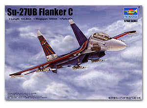 Trumpeter 1/144 scale model 03916 Su-27UB side guard C two-seat fighter