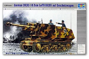 Trumpeter 1/35 scale tank models 00353 Hatch Kiss 39 (H) 10.5CM Self-propelled howitzera