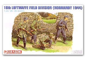 1/35 scale model Dragon 6084 German Air Force 16th Field Division (Norman 1944)