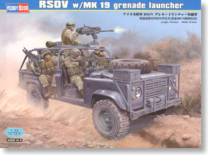 Hobby Boss 1/35 scale tank models 82449 Rangers RSOV assault off-road vehicle Mk.19 automatic launcher type