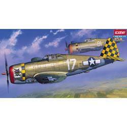 ACADEMY 12492/2175 P-47D Lightning preliminary fighter "antimony knife machine back"