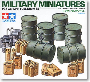 TAMIYA 1/35 scale models 35186 World War II German fuel and water containers