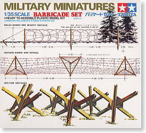 TAMIYA 1/35 scale models 35027 1/35 Military Barrier Set