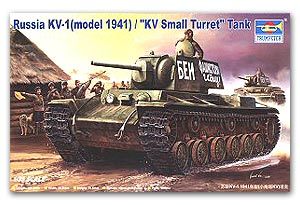 Trumpeter 1/35 scale model 00356 KV-1 heavy chariot 1941 small turret type