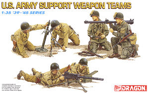 1/35 scale model Dragon 6198 World War II US Army infantry fire support team