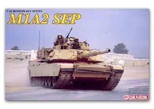 1/35 scale model Dragon 3536 M1A2 SEP "Abrams"main battle tank