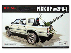 MENG VS-001 4X4 pickup truck carrying a heavy machine gun 14.5mmZPU-1