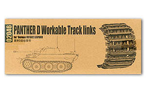 Trumpeter 1/35 scale model 02046 Germany No. 5 chariot leopard type D with a movable link track