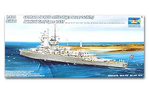 Trumpeter 1/700 scale model 05773 German Navy Graff Spire Pocket Battleship 1937