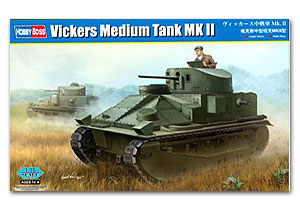 Hobby Boss 1/35 scale tank models 83879 Vickers Mk.II medium chariot