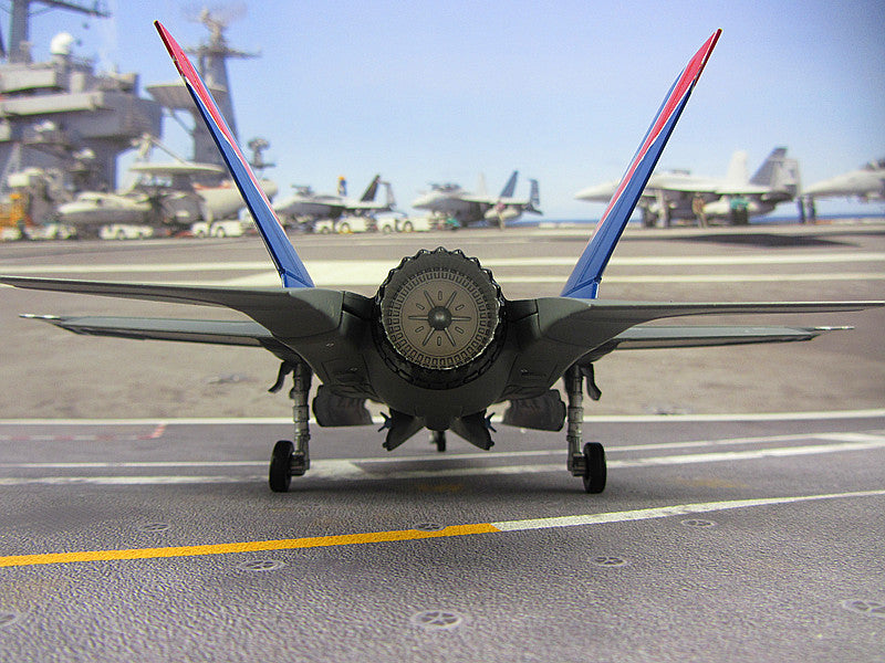 KNL Hobby diecast model US Airforce F35 AF1 stealth fighter model F35 alloy aircraft simulation model collection and display 1:48