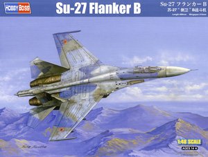 Hobby Boss 1/48 scale aircraft models 81711 Russian Su -27 "flanking" B fighter