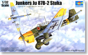 Trumpeter 1/32 scale model 03214 Juce Ju87B-2 Stuka dive bomber *