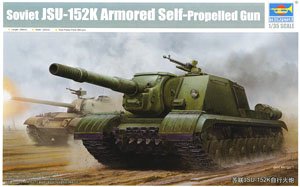 TRUMPETER 1/35 scale tank model 05591 Soviet JSU-152K Armoredself-propelled Gun artillery