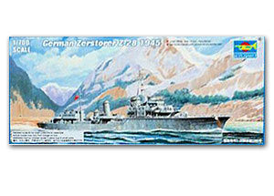 Trumpeter 1/700 scale model 05790 German Navy Z-Class "Z-28" destroyer 1945