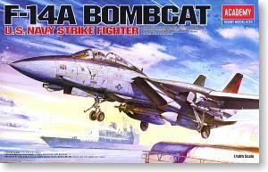 ACADEMY 12206 F-14A Tomcats carrier-based fighter "VF-154 Black Knights"