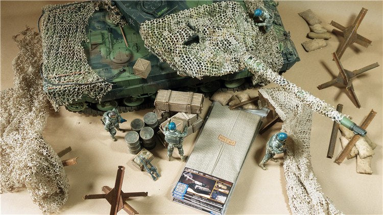 KNL Hobby 604 model 1/16 Scene Camouflage net Covering net large size ultra-thin cloth for Henglong RC tank Mato