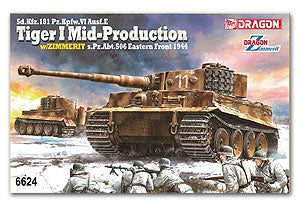 1/35 scale model Dragon 6624 Pz.Kpfw.VI Ausf.E Tiger I Medium term "Magic track limited"