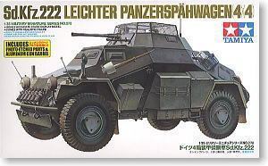 TAMIYA 1/35 scale models 35270 Sd.Kfz.222 4 round armored reconnaissance vehicle