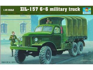 Trumpeter 1/35 scale model 01001 ZIL-157 6X6 Loaded off-road truck