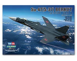 Hobby Boss 1/72 scale aircraft models 80211 Su-47 (S-37) Gold carving high maneuvering technology verification machine