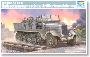 Trumpeter 1/35 scale model 05531 Sd.Kfz.6 5 tonne semi-crawler artillery tractor *