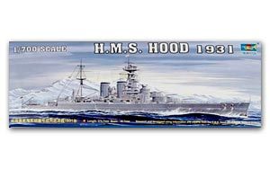 Trumpeter 1/700 scale model 05741 British Royal Navy Hood Battle Cruiser