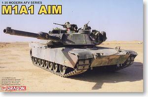 1/35 scale model Dragon 3535 M1A1AIM Ebran main battle tank (DS track)