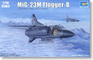 Trumpeter 1/48 scale model 02853 MiG-23M Whip B fighter