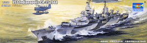 Trumpeter 1/350 scale model 05327 US CA-35 Indianapolis heavy cruiser 1944 *