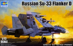 Trumpeter 1/72 scale model 01678 Russian Su-33 "defender" D fighter