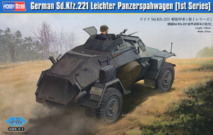 Hobby Boss 1/35 scale tank models 83811 Germany Sd.Kfz.221 Wheeled Armored Reconnaissance Car Previous Type First Lot *