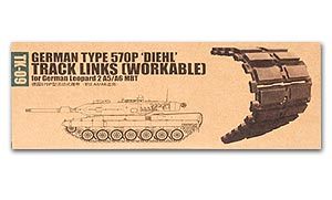 Trumpeter 1/35 scale model 02039 Leopard 2A5 / A6 main battle tank with 570P type stitching activity track