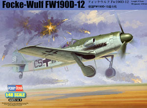 Hobby Boss 1/48 scale aircraft models 81719 Fokker - Wolf Fw190D-12 Fighter *