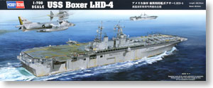 Hobby Boss 1/700 scale war ship models 83405 US Navy Hornets LHD-4 "boxer" amphibious assault ship