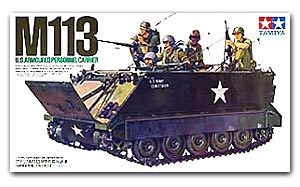 TAMIYA 1/35 scale models 35040 M113 tracked armored personnel carriers "Vietnam battlefield"