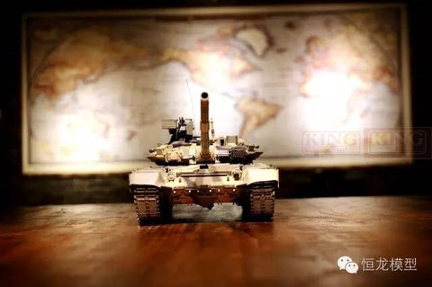 KNL HOBBY Heng Long Russian T-90 1/16 scale 2.4GHz R/C Main Battle Tank 3938-1 Ultimate metal version metal gear tracks somke