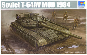 Trumpeter 1/35 scale model 01580 Soviet T-64AV main battle tank 1984 type