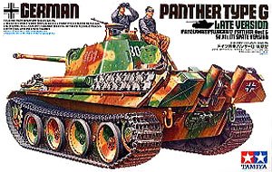 TAMIYA 1/35 scale models 35176 German Sd.Kfz.171 Panther Type G Late