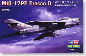 Hobby Boss 1/48 scale aircraft models 80336 MiG-17PF frescoes D fighter