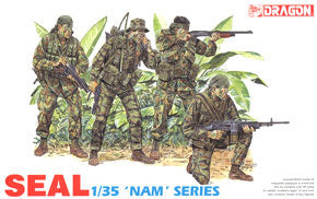 1/35 scale model Dragon 3302 US Navy SEALs "Vietnam - Cambodia Battlefield"