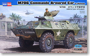 Hobby Boss 1/35 scale tank models 82418 M706 Assault 4X4 Wheeled Armored & Vietnamese Battlefield & rdquo;