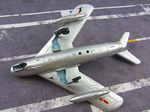 KNL Hobby diecast model J-5 Chinese first jet fighter model J5 Chairman Mao J five model 1:48 alloy